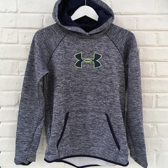 Under Armour Tops - Navy Blue/Under Armour/Cold Gear/Sweatshirt Hoodie